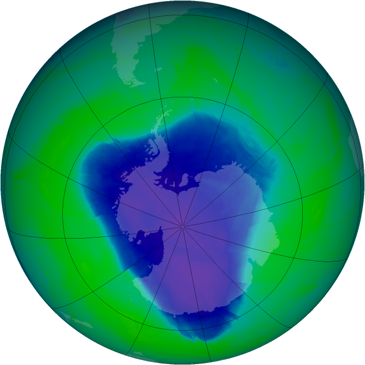 Ozone Map 2008-11-10